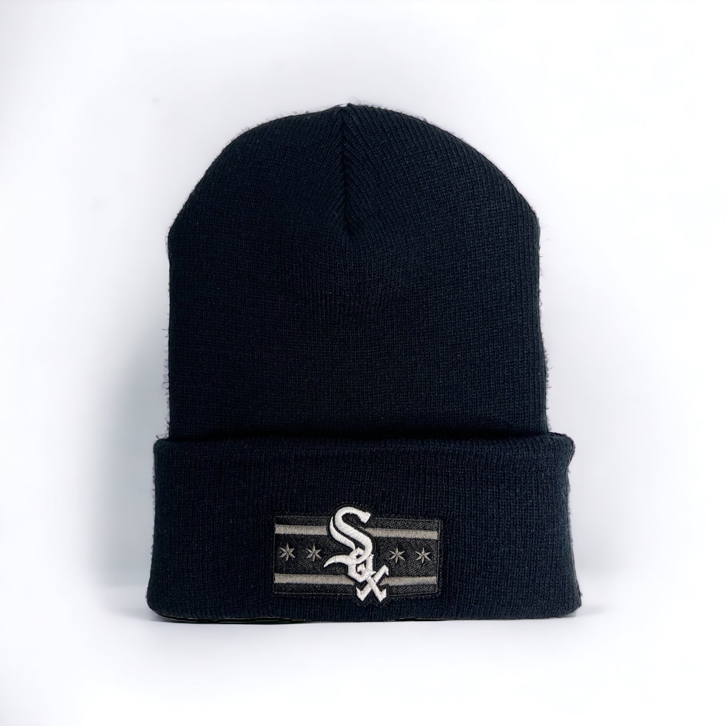 Chicago B&W Baseball Beanie