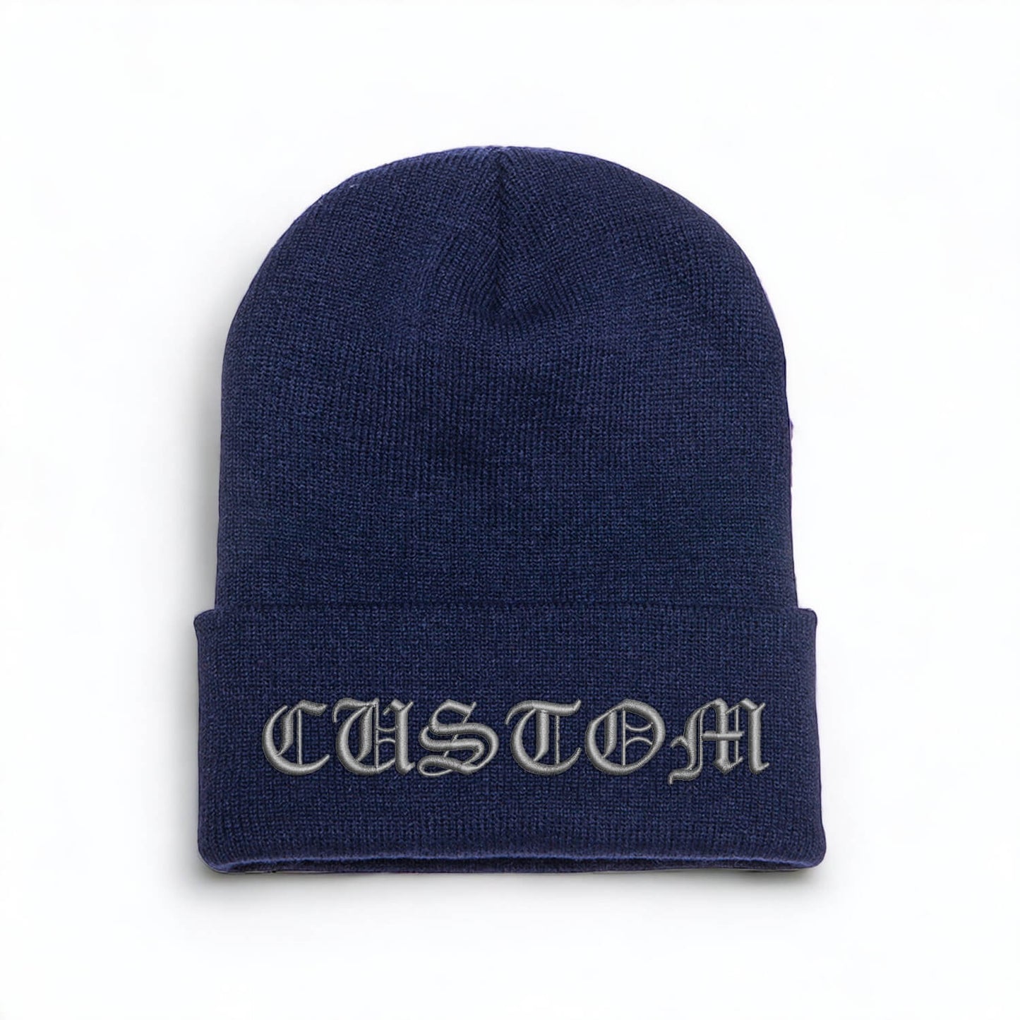 Custom Old English Text Beanie